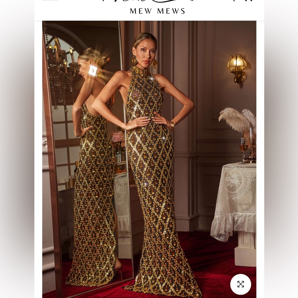 Mew Mew Gold Gown